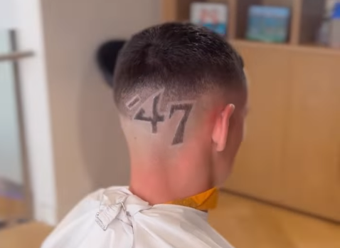 Foden wears number 47 as a permanent tribute to his grandfather Ronnie