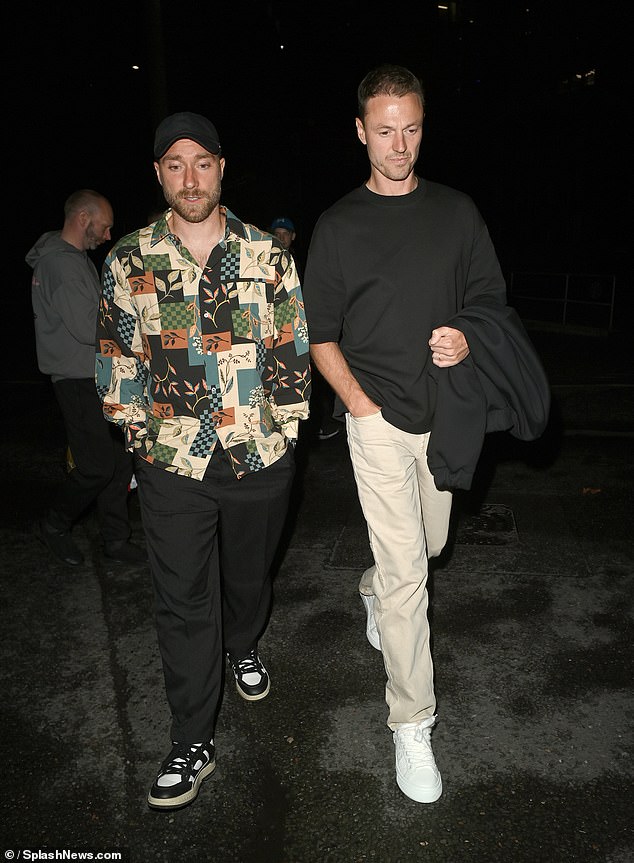 Jonny Evans (right) recently signed a new one-year deal to stay at Old Trafford