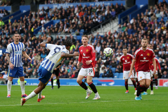 Man Utd Player Ratings vs Brighton: Maguire and Fernandes disappoints,  Diallo and Garnacho gets 7/10 - Yahoo Sports