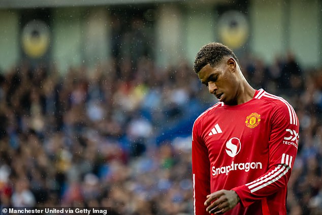 Marcus Rashford has made a disappointing start to his 2024-25 campaign with Man United