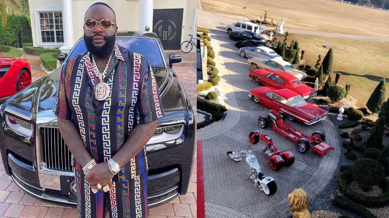 Rick Ross' Famed Car Collection of 100+ Cars (With Photos)