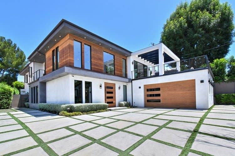 exterior of Wiz Khalifa's house in Encino, Calif. 