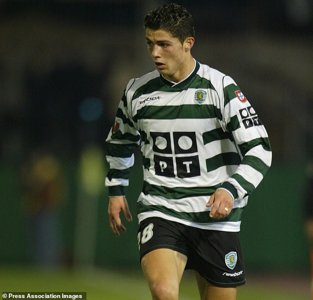 Ronaldo's first ever goal came for Sporting Lisbon in a league game against Moreirense on October 7, 2002