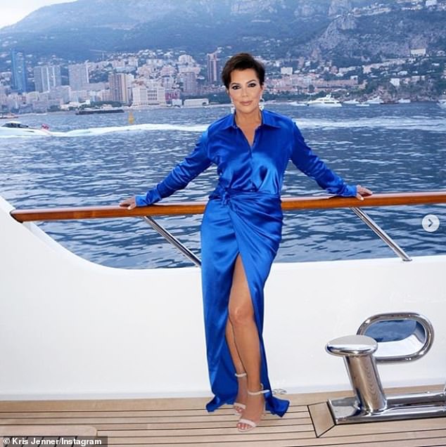 Kris Jenner and Corey Gamble enjoy 'Monaco nights' on a yacht with Tommy Hilfiger | Daily Mail Online