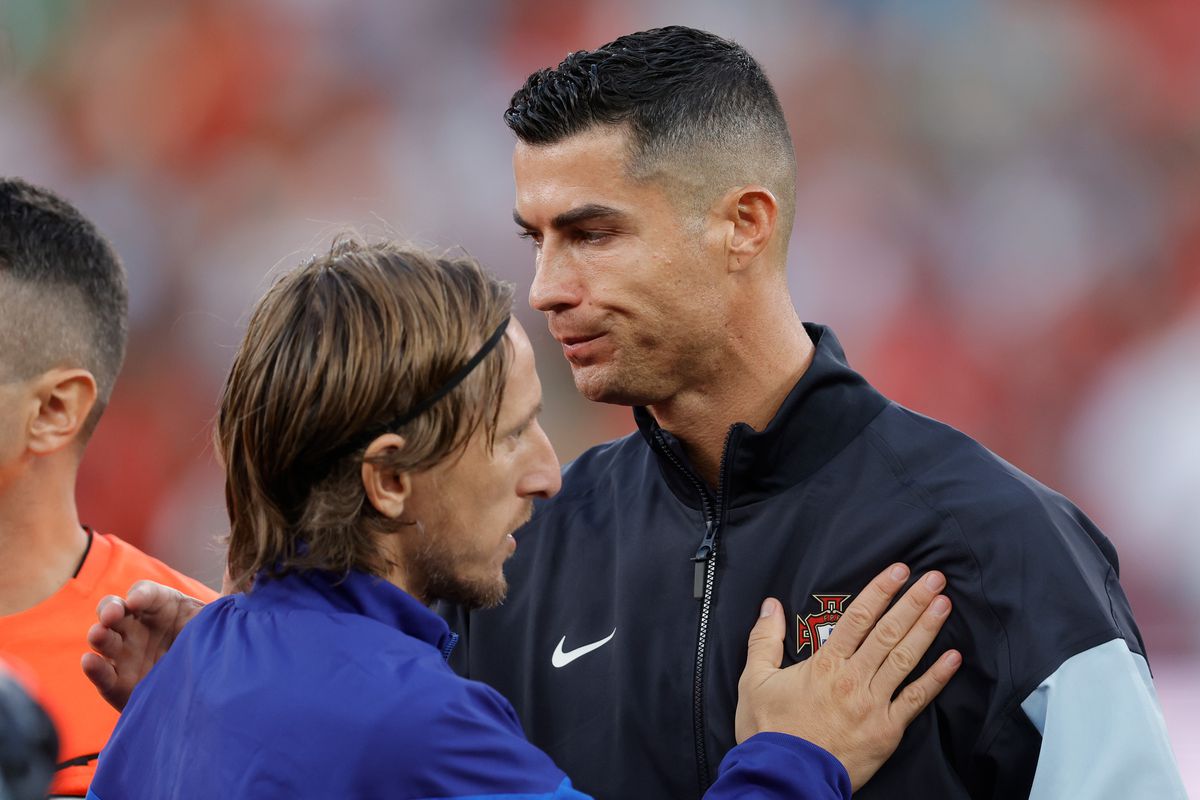 Luka Modrić reunited with Cristiano Ronaldo in Croatia defeat - Managing  Madrid