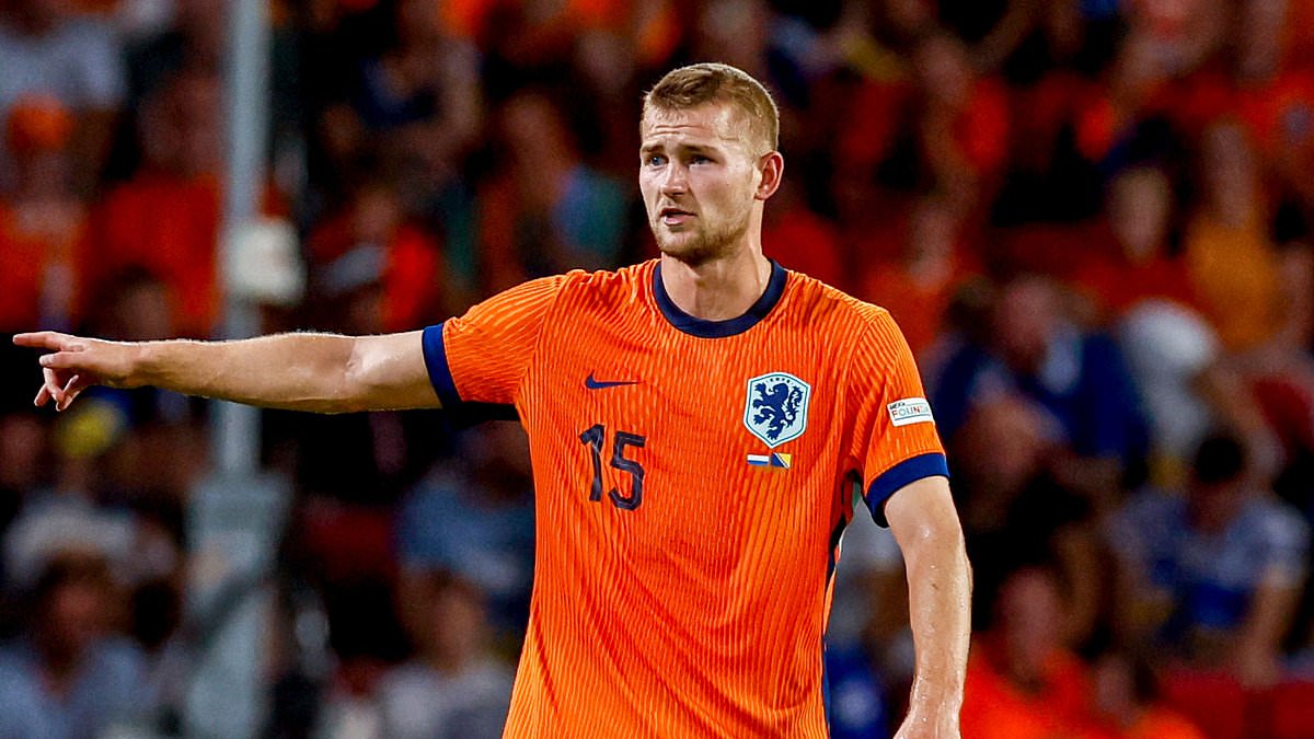 It's f****d': Man United star Matthijs De Ligt gives x-rated verdict on his  own performance after nightmare display in the Netherlands' win over Bosnia  - as boss Ronald Koeman admits he made