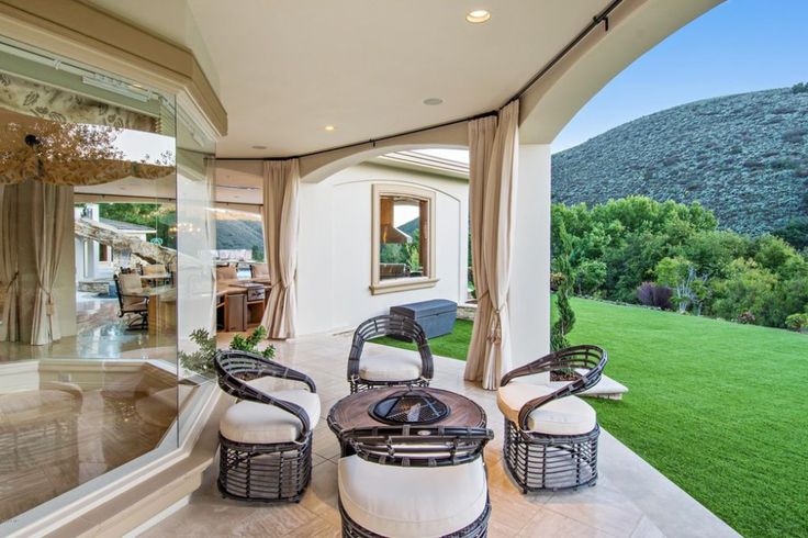 Lakers All-Star Anthony Davis lists Westlake Village Mansion with Indoor  Basketball Court for $8M (PHOTOS) - Pricey Pads | Luxury homes, Patio,  Traditional house