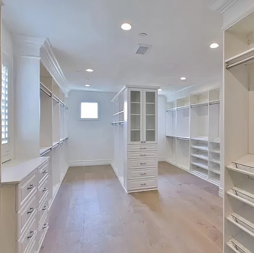 Walk in Closet in Kevin Hart's California Home