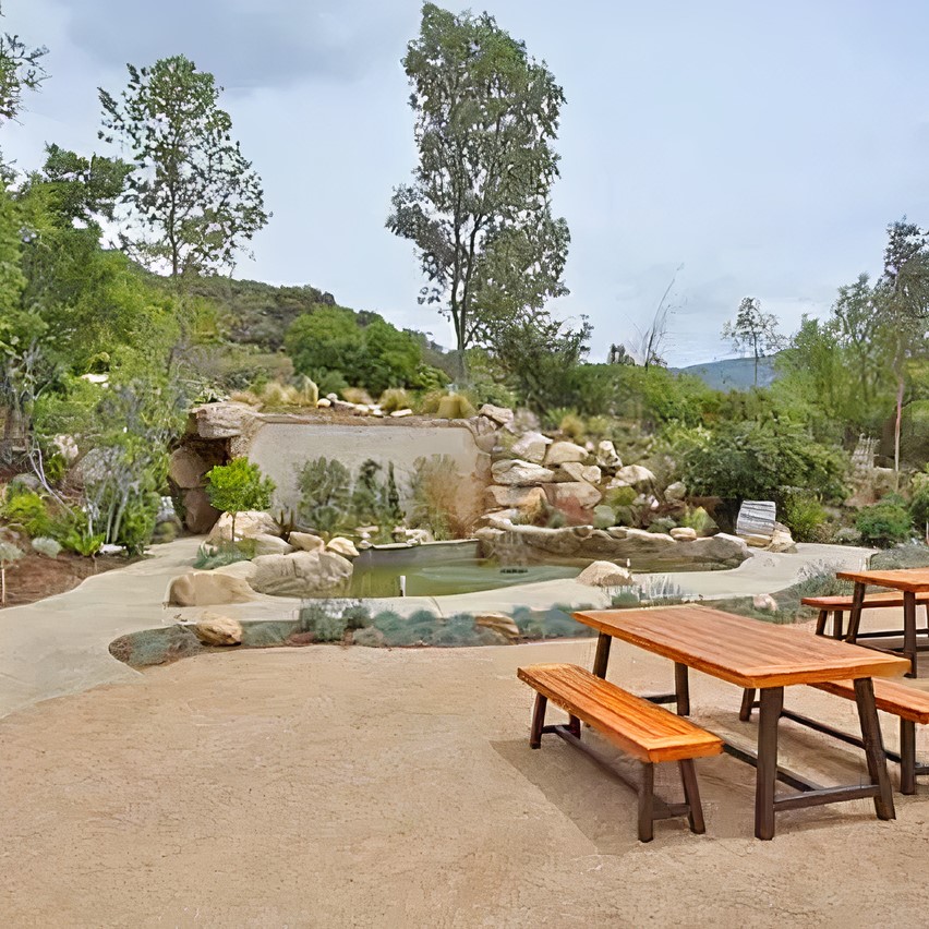 Outside Sitting Area in Kevin Hart's California Home