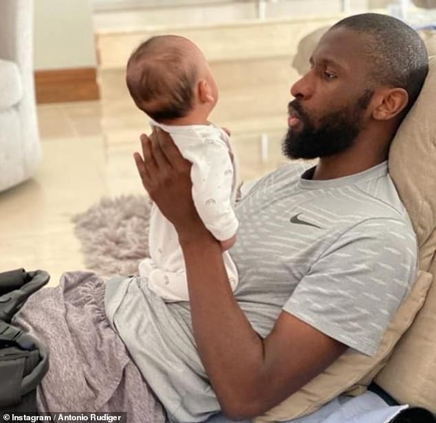 Chelsea star Antonio Rudiger announces the birth of his second child after Champions League win | Daily Mail Online