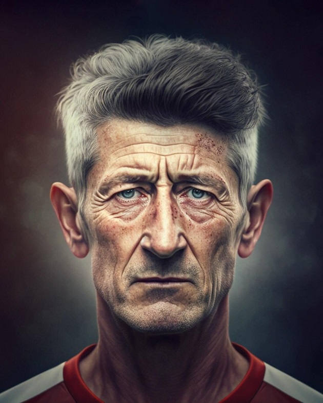 Messi, Cristiano Ronaldo, Mbappe, Neymar... when they're old! This is how the greatest footballers will look when they are seniors - Bóng Đá