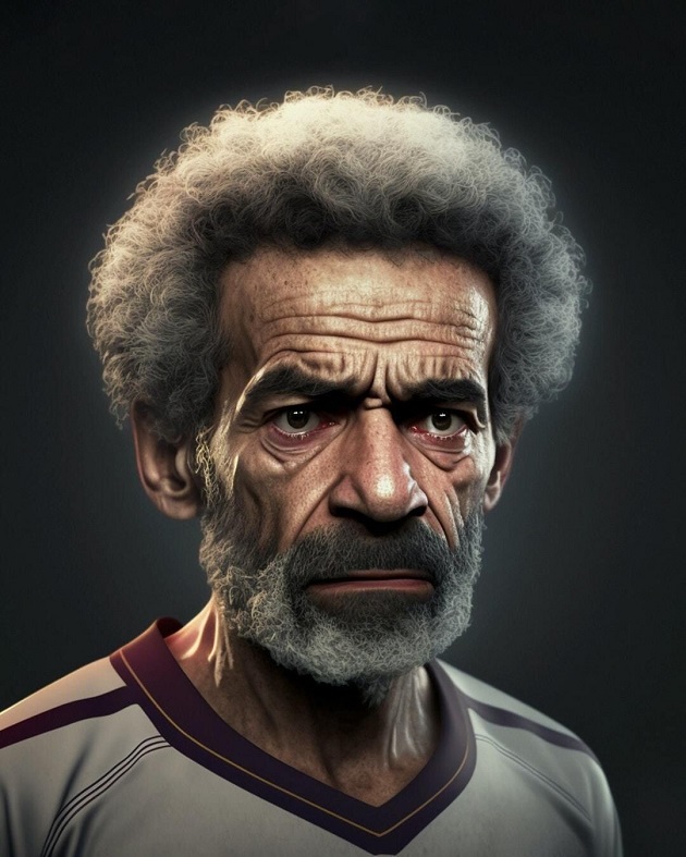 Messi, Cristiano Ronaldo, Mbappe, Neymar... when they're old! This is how the greatest footballers will look when they are seniors - Bóng Đá