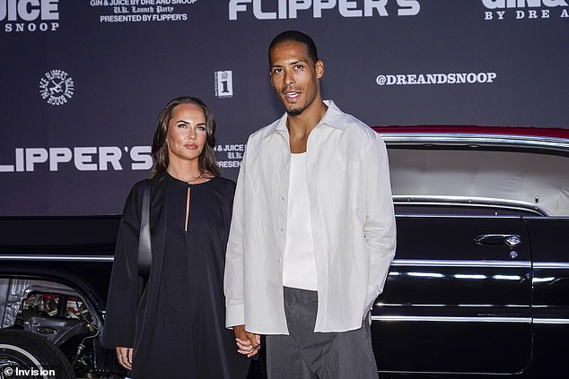 Liverpool defender Virgil van Dijk was spotted alongside his wife Rike Nooitgedagt