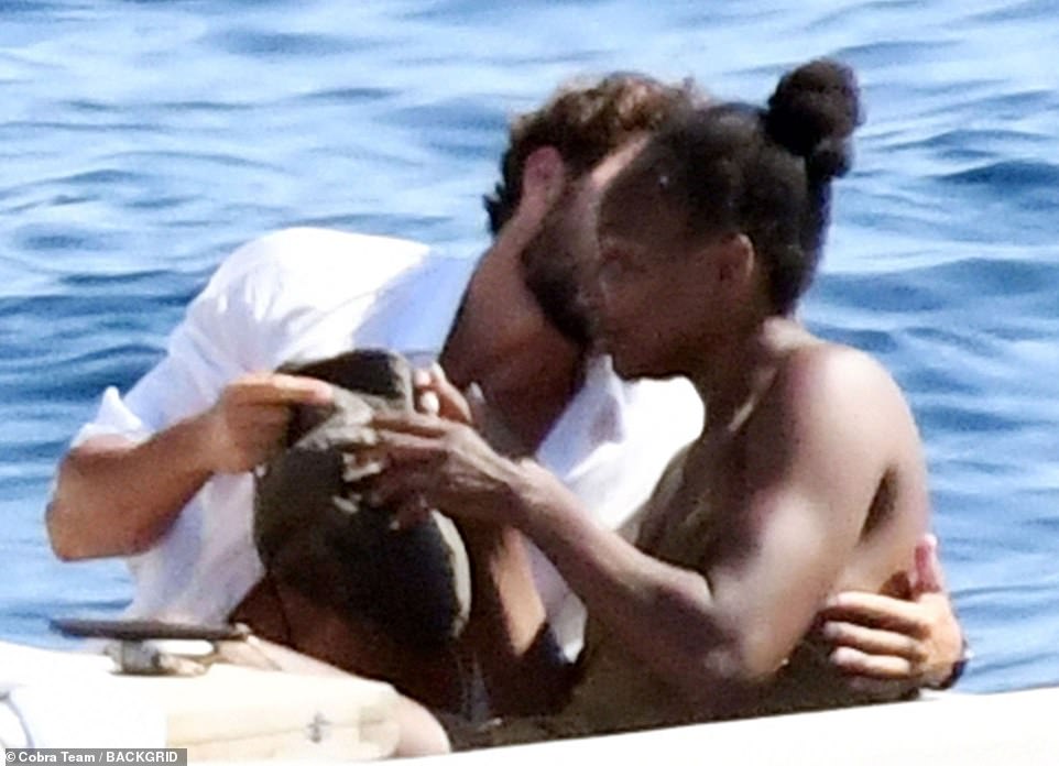 Tennis superstar Venus Williams and Andrea Preti sparked romance rumors while boating around Nerano together on Saturday