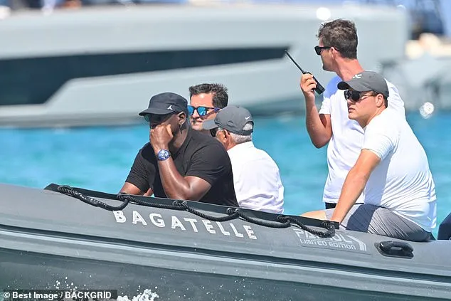 Cameras capture the moment Michael Jordan and his wife Yvette Prieto enjoy a shot of $399-a-bottle tequila on a 180-foot luxury yacht in Italy.