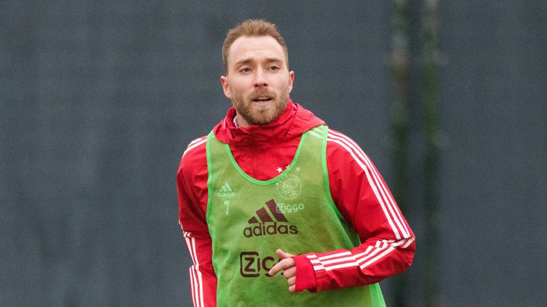 Christian Eriksen: Former Tottenham midfielder trains with Ajax reserves  ahead of potential Brentford move | Football News | Sky Sports