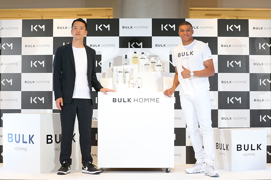 Kylian Mbappé's promotional visit to Japan - BULK HOMME × Kylian Mbappé  Global Brand Ambassador Project - WORK - CIRCUS Inc.