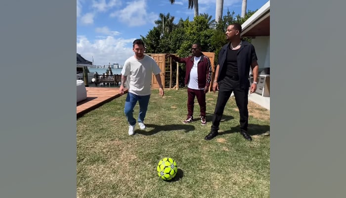 WATCH: Lionel Messi enjoys fun moment with Bad Boys squad