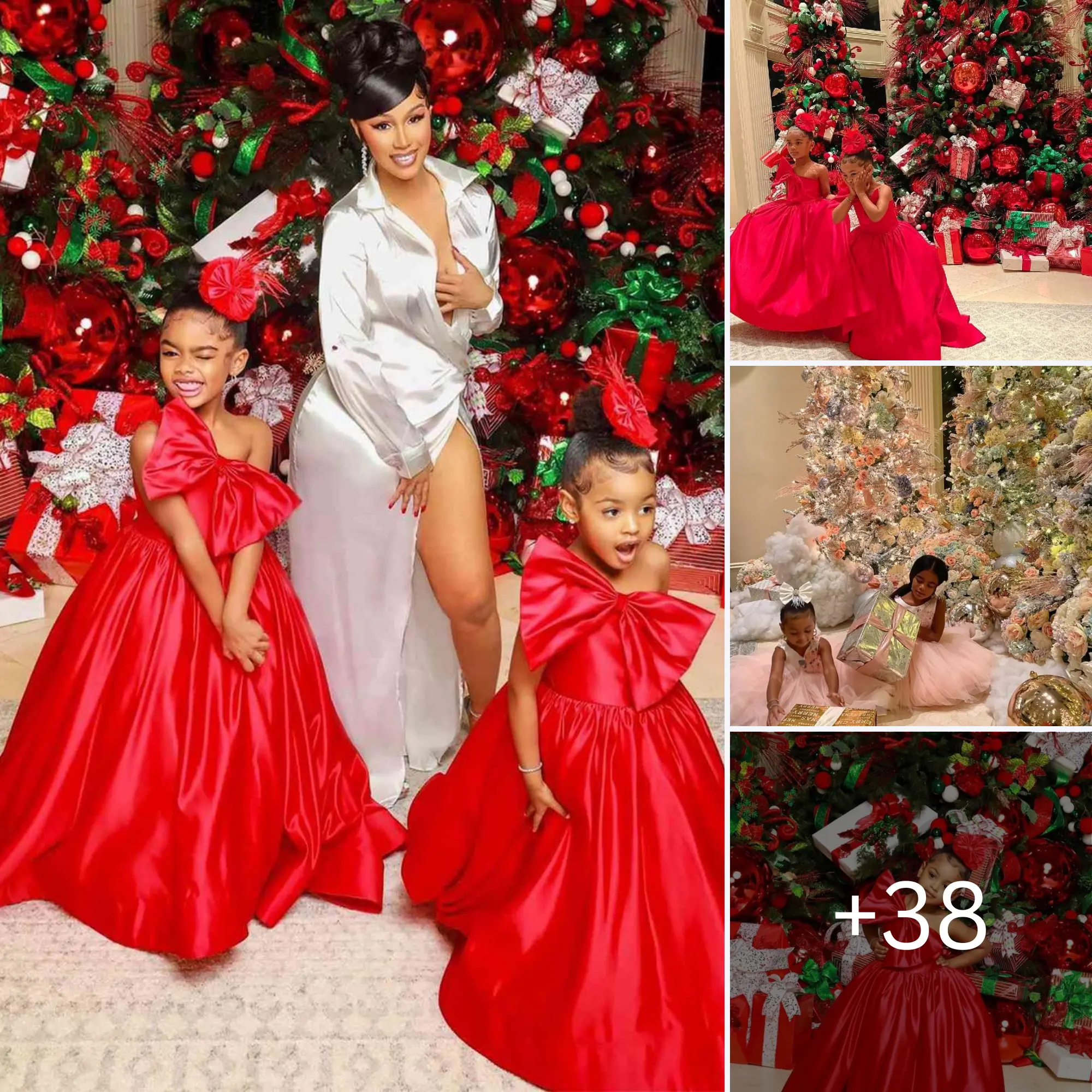 After Breaking Up With Offset, Cardi B Took Christmas Photos With Her ...